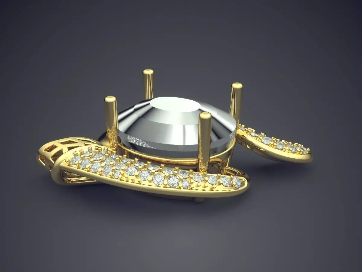 Pendant CAD-6859 3D print model_3