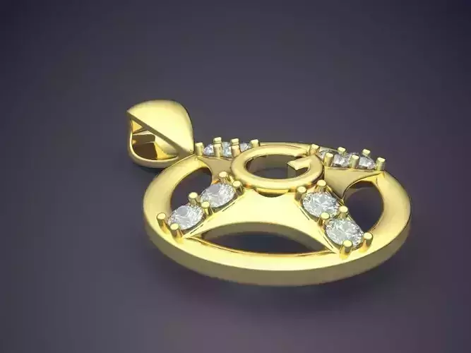 Pendant With Diamonds CAD-6852