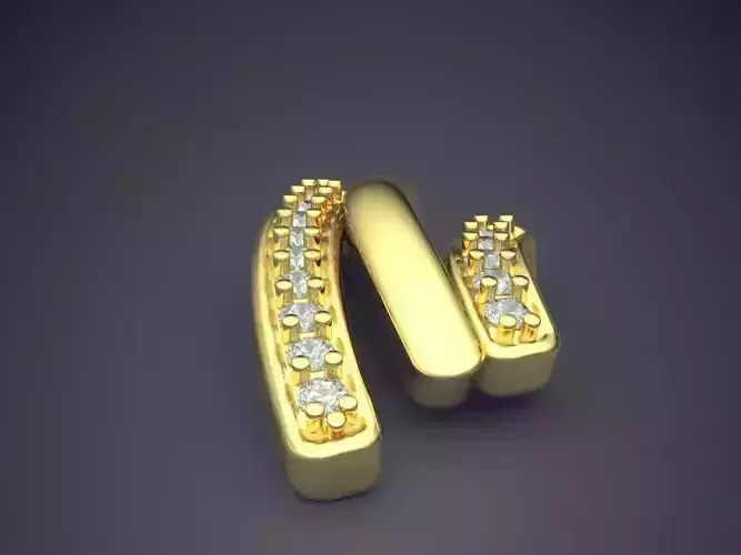 Pendant With Diamonds CAD-6846 3D print model