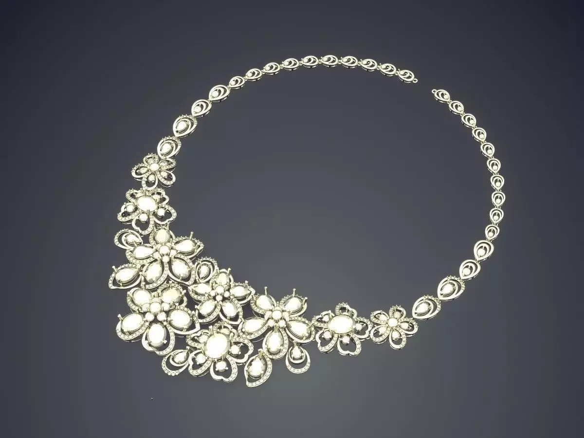 Necklace CAD-6847 3D print model_1