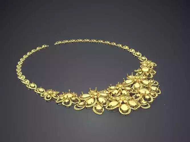 Necklace CAD-6847 3D print model