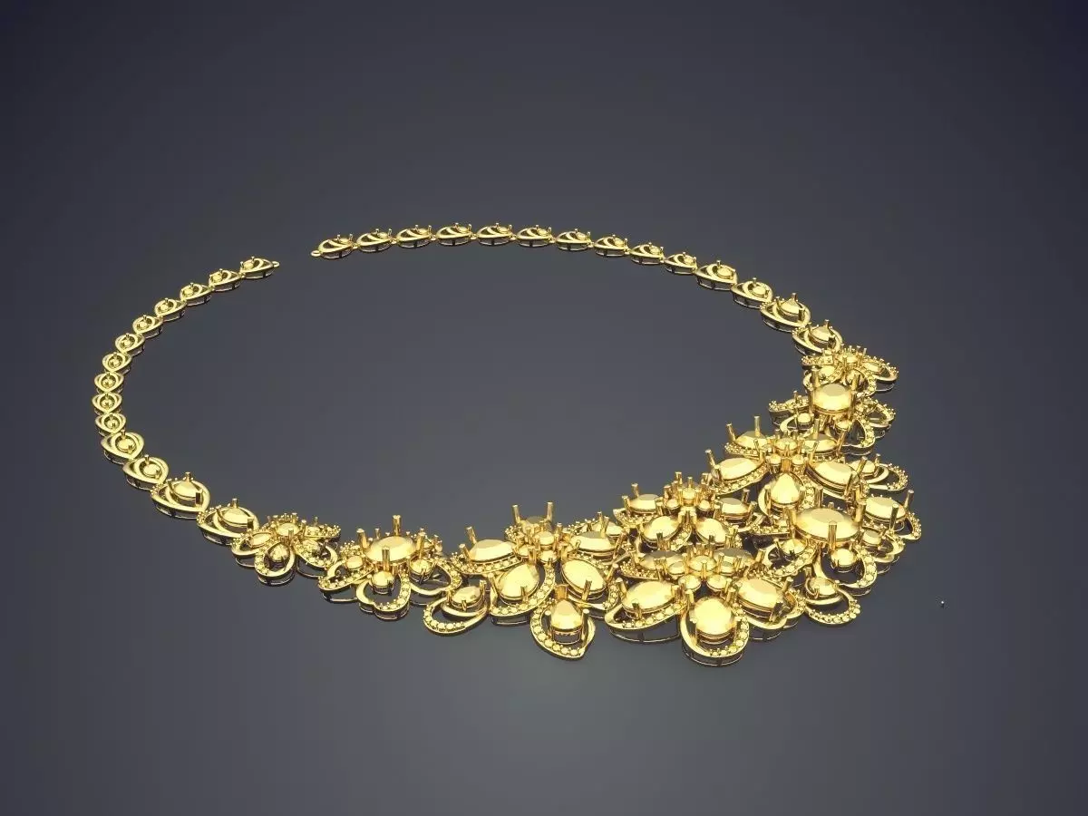 Necklace CAD-6847 3D print model_0