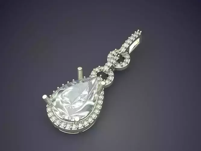 Pendant With Diamonds CAD-6839