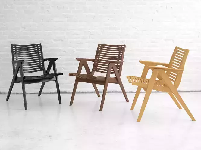 Rex 120 Lounge Chair 3D model