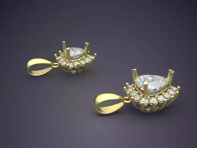 Pendants With Diamonds CAD-6821