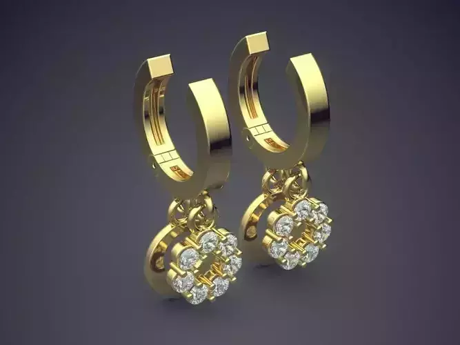 Earrings CAD-6818