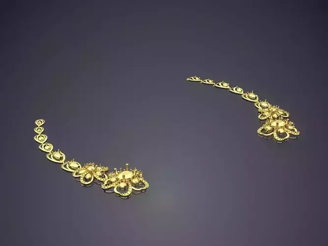 Long Earrings CAD-6820