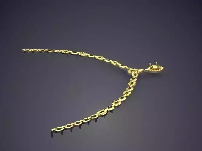 Pendant With Chain CAD-6817