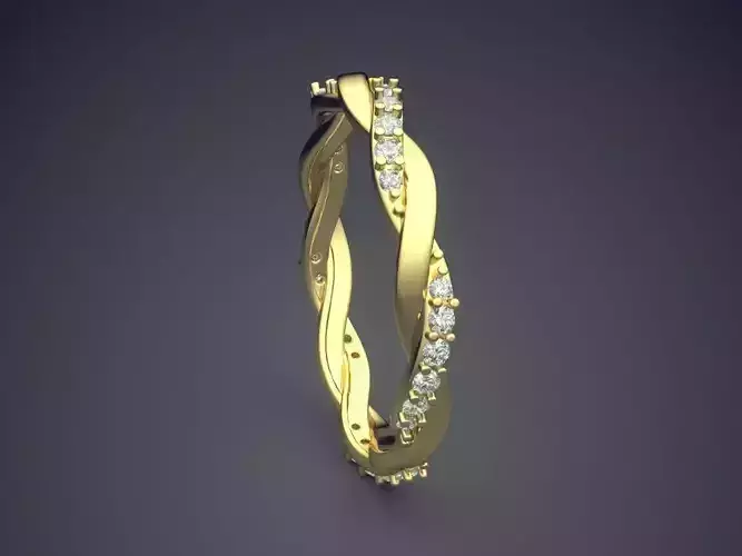 Ring With Diamonds CAD-6797