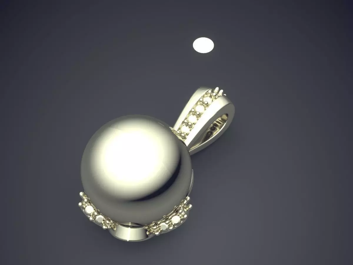 Pendant CAD-6787 3D print model_1