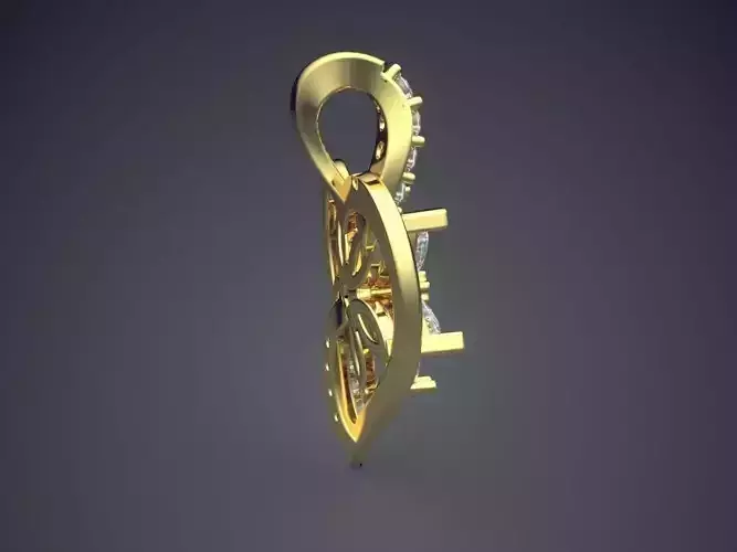 Pendant With Diamonds CAD-6781