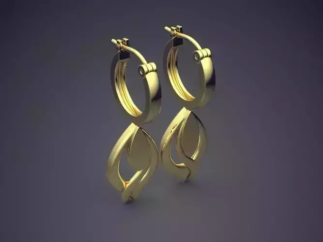 Earrings CAD-6763