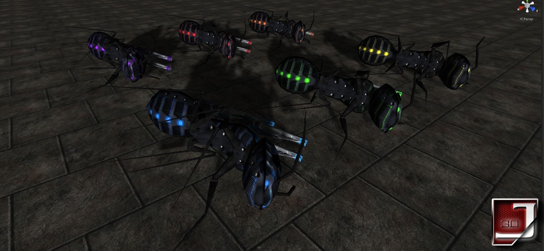 Bug Assault Series Low-poly 3D model_21