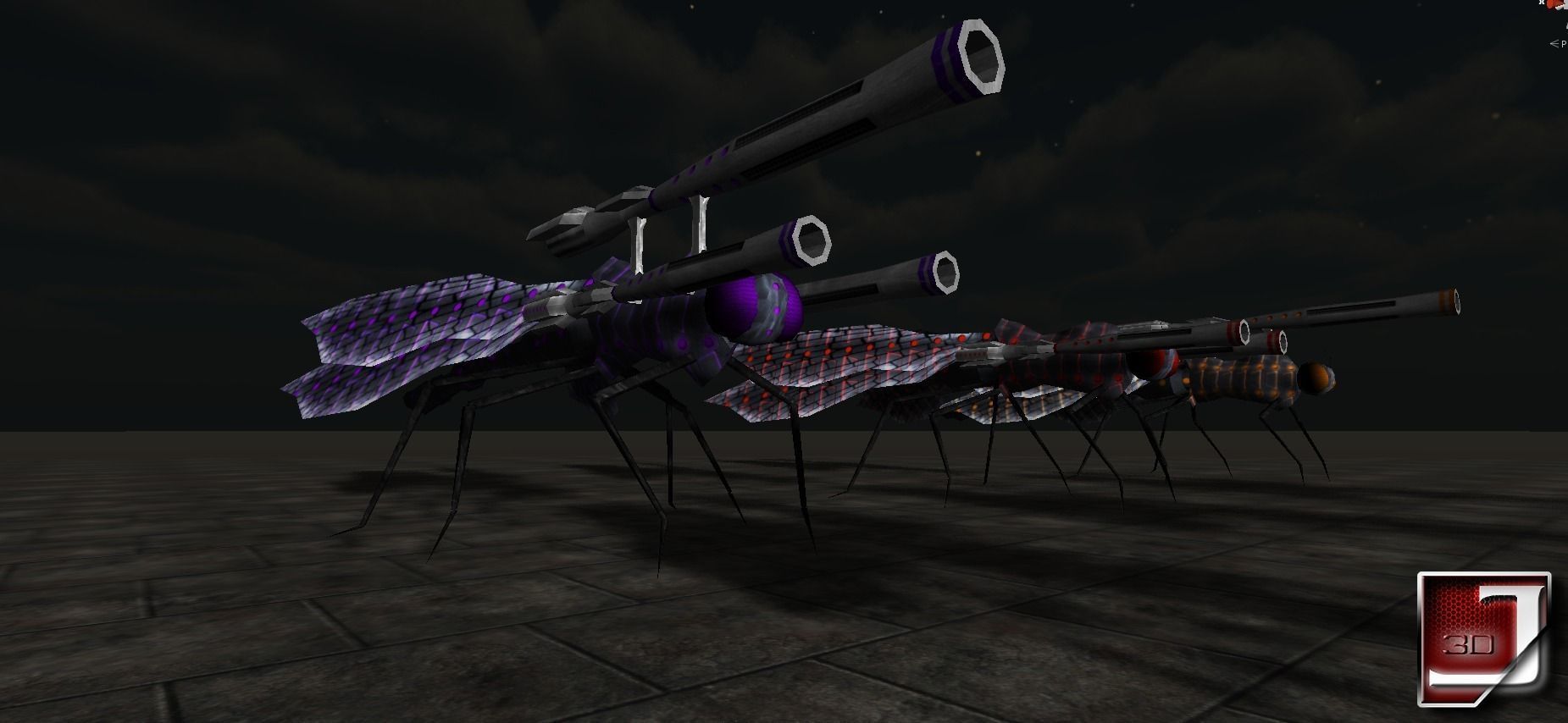 Bug Assault Series Low-poly 3D model_14