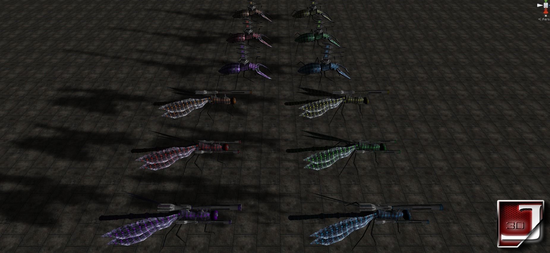 Bug Assault Series Low-poly 3D model_12