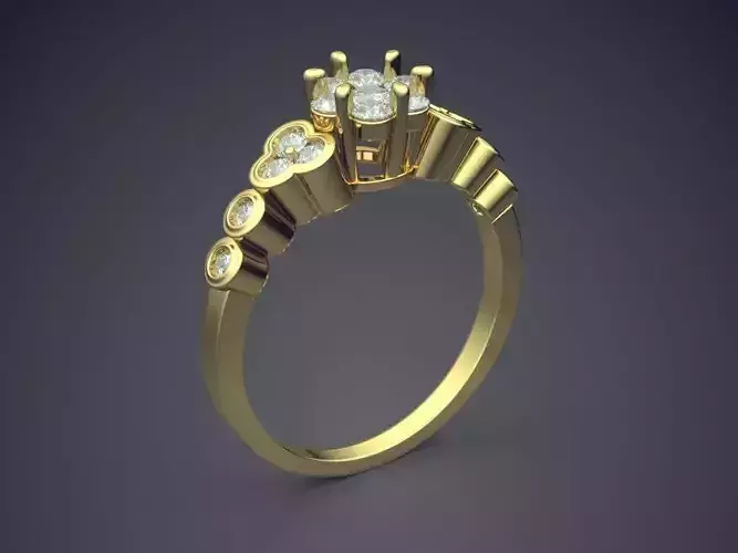 Engagement Diamond Ring CAD-6738