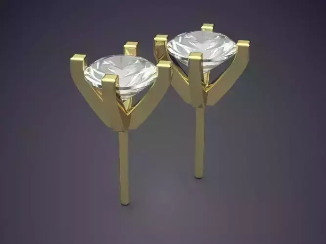 Diamond Earrings CAD-6737