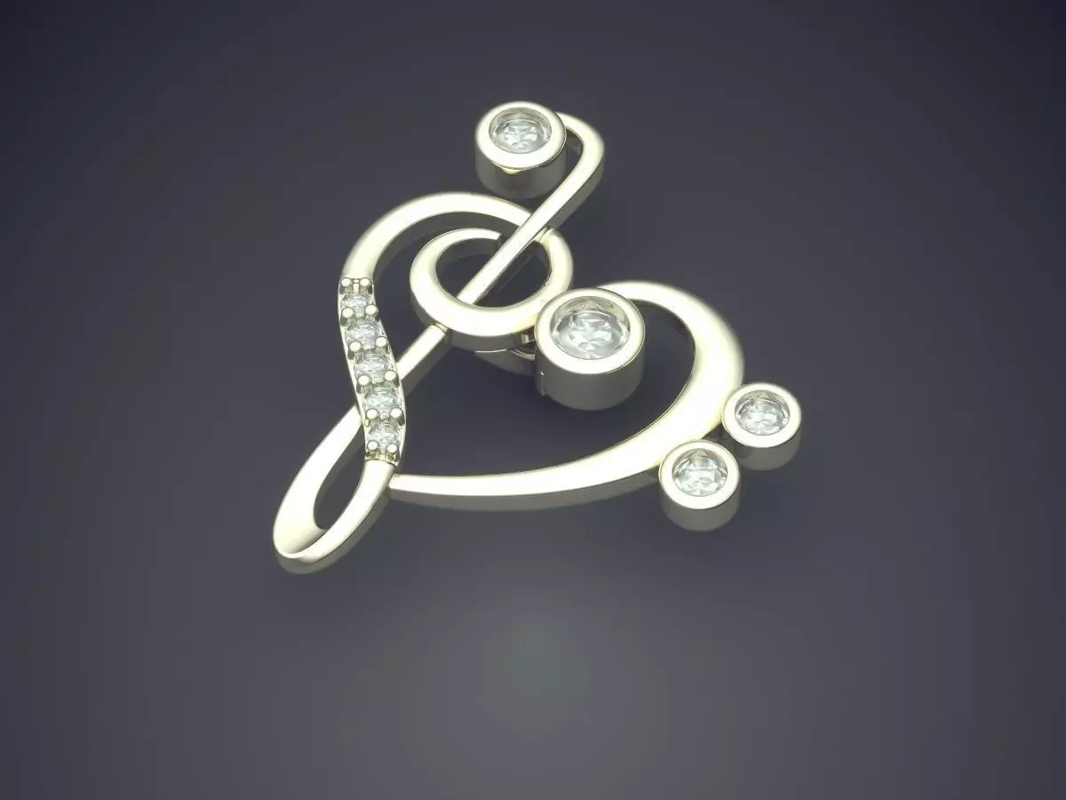 Pendant CAD-6735 3D print model_1