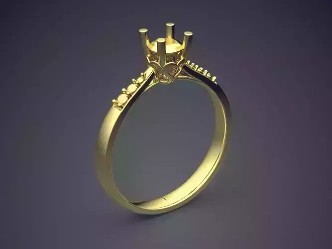 Engagement Ring CAD-6731