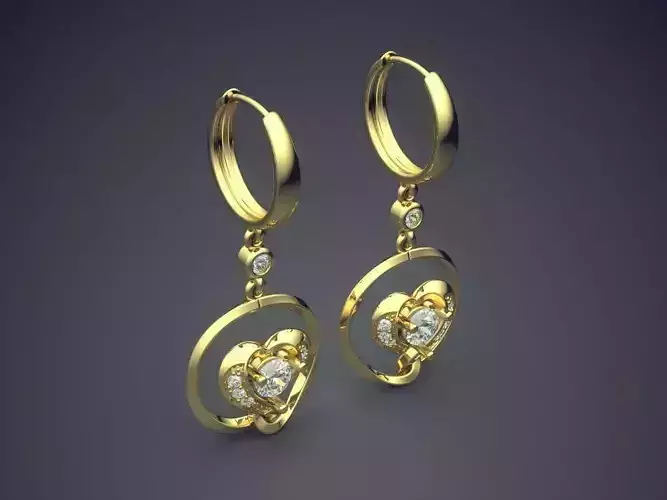 Earrings CAD-6721
