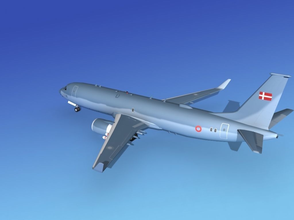 Boeing P-8 Poseidon Denmark 3D model_7