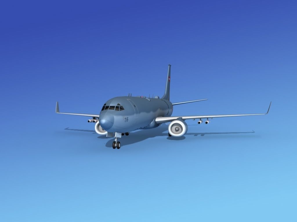 Boeing P-8 Poseidon Denmark 3D model_1