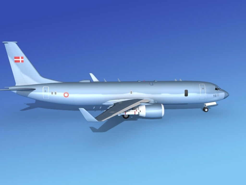 Boeing P-8 Poseidon Denmark 3D model_4
