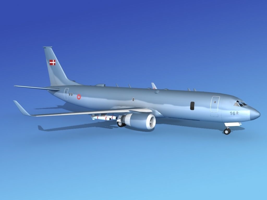 Boeing P-8 Poseidon Denmark 3D model_3