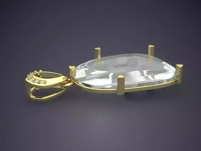 Pendant With Diamonds CAD-6717