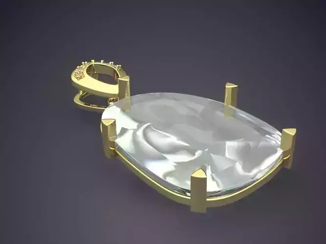 Pendant With Diamonds CAD-6717