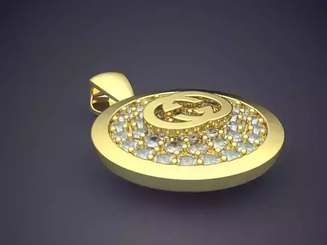 Diamond Pendant CAD-6713