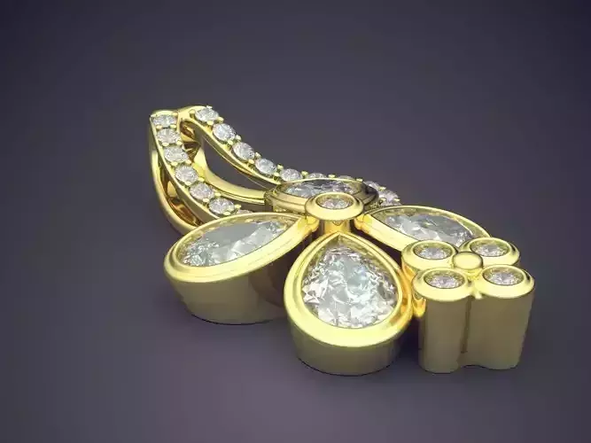 Diamond Pendant CAD-6707