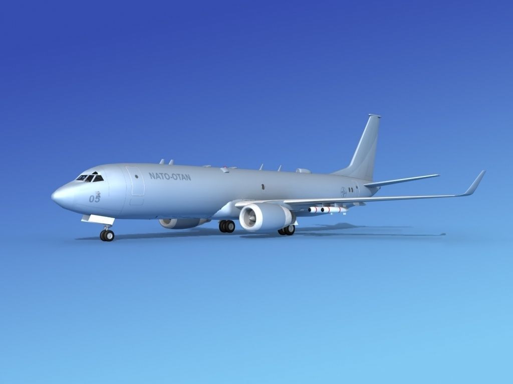 Boeing P-8 Poseidon NATO 3D model_9