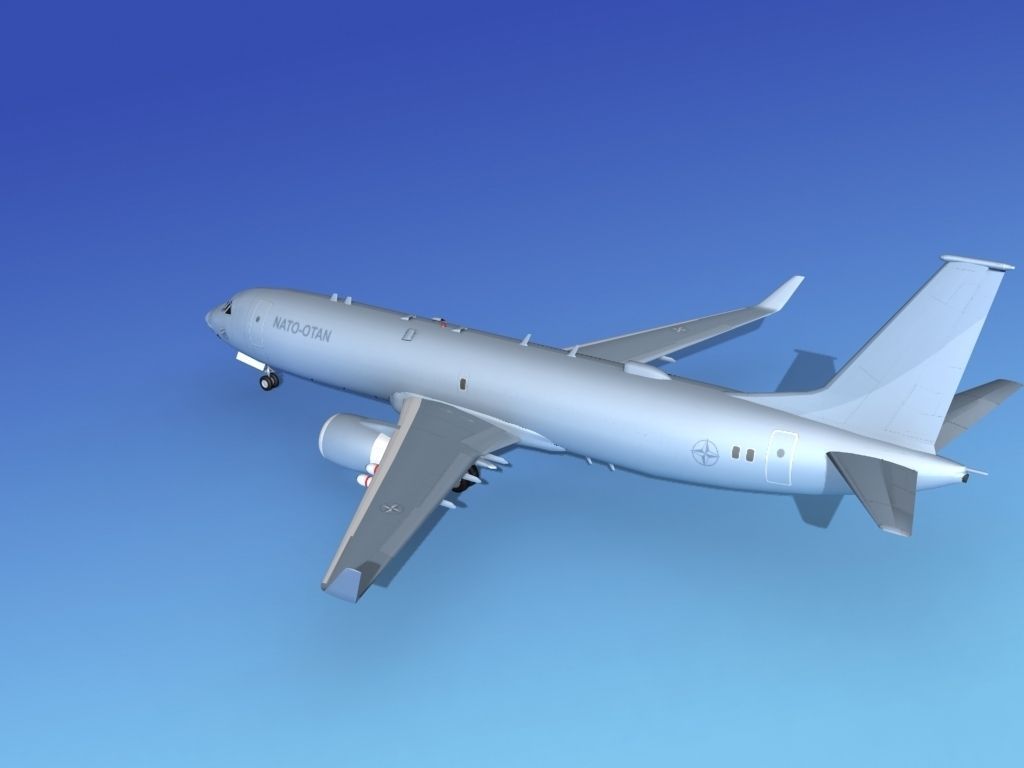 Boeing P-8 Poseidon NATO 3D model_6