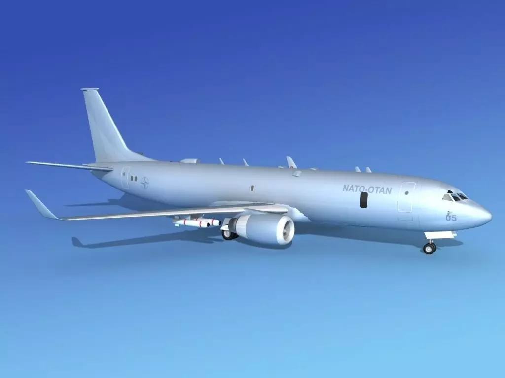 Boeing P-8 Poseidon NATO 3D model_0