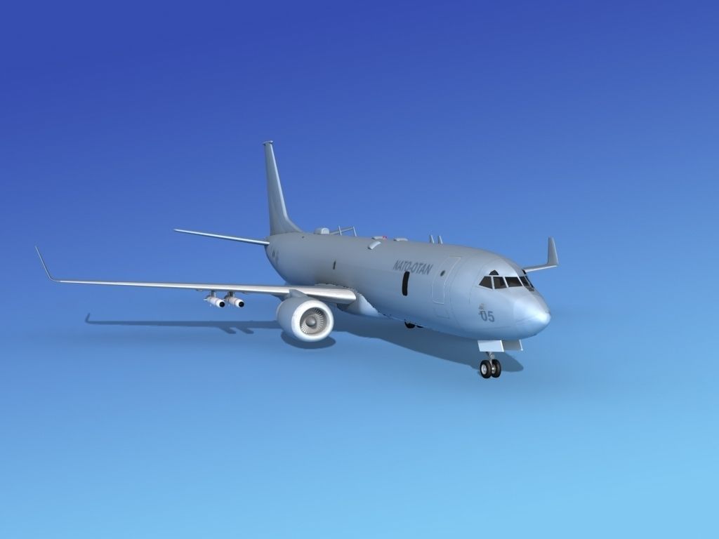 Boeing P-8 Poseidon NATO 3D model_1