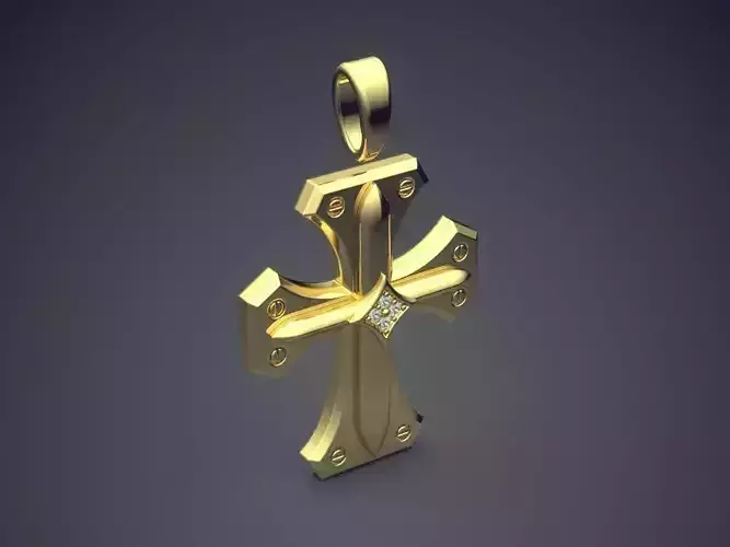 Cross Pendant CAD-6681