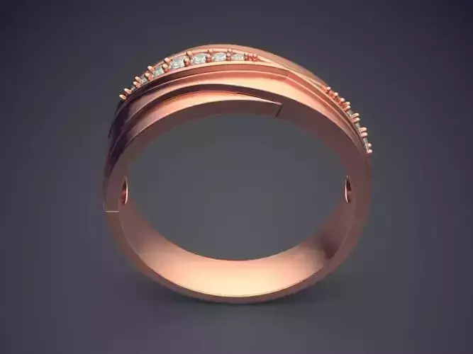 Textured Ring CAD-6678