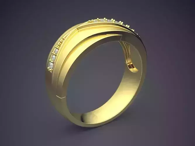 Textured Ring CAD-6678 3D print model