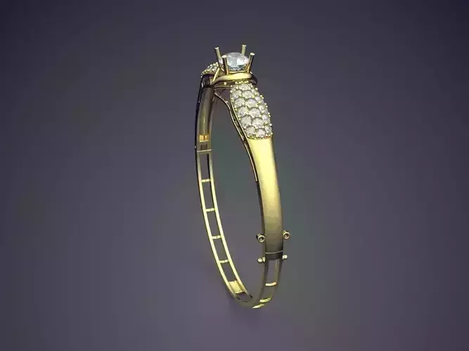 Thin Cutout Engagement Ring With Diamonds CAD-6669