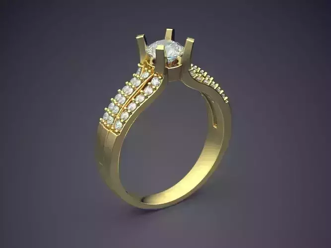 Engagement Diamond Ring CAD-6666