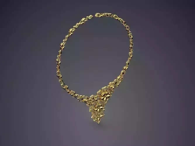 Necklace CAD-6640 3D print model