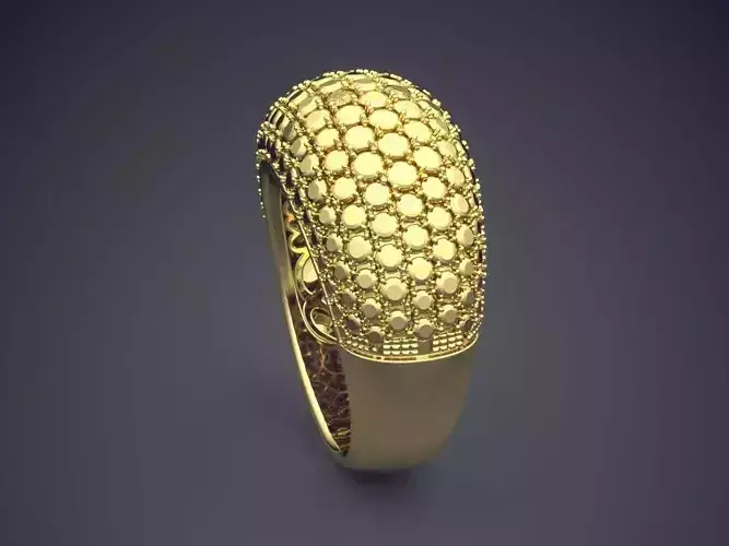 Textured Ring CAD-6629
