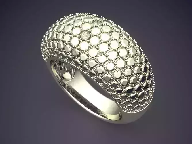 Textured Ring CAD-6629