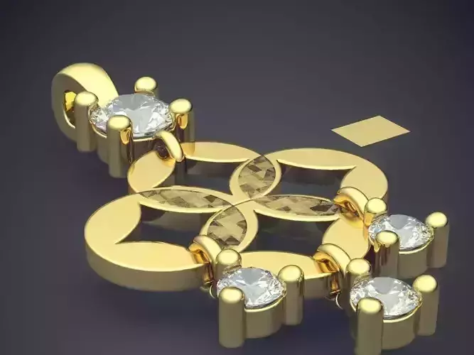 Pendant CAD-6615 3D print model