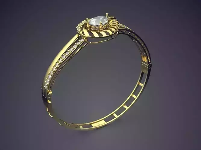 Bracelet With Diamonds CAD-6612