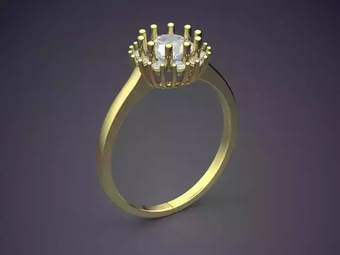 Engagement Diamond Ring CAD-6600