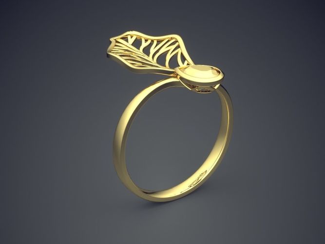 Cutout Ring CAD-6597 3D print model