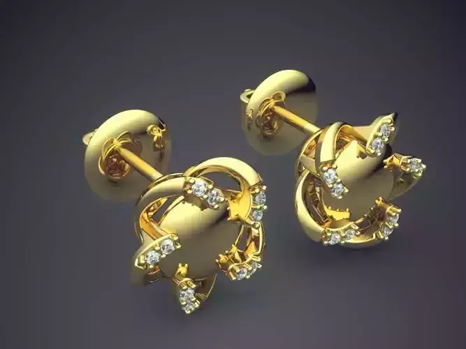 Earrings CAD-6587