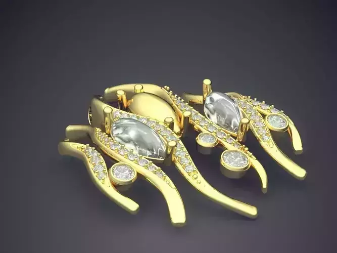 Diamond Pendant CAD-6585 3D print model